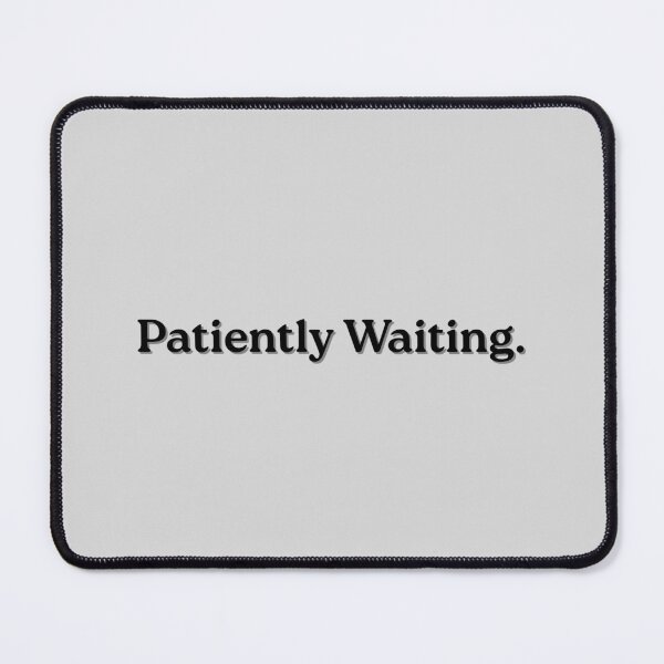 Item preview, Patiently Waiting - Scripture Inspired Minimalist Design designed and sold by StillTrustingCo.