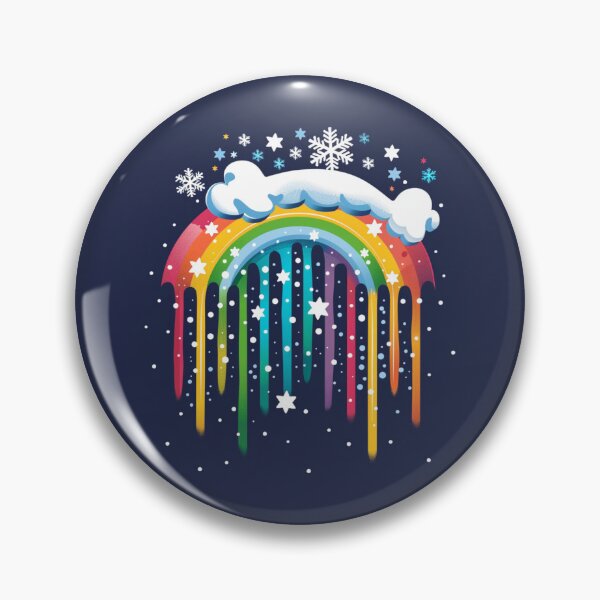 Item preview, Snowflake in Rainbow designed and sold by bubblyrainbow.