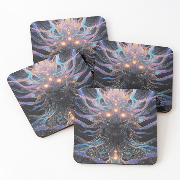 Item preview, Radiant Cosmic Burst – Psychedelic Symmetry Poster designed and sold by House of the Charlatan.