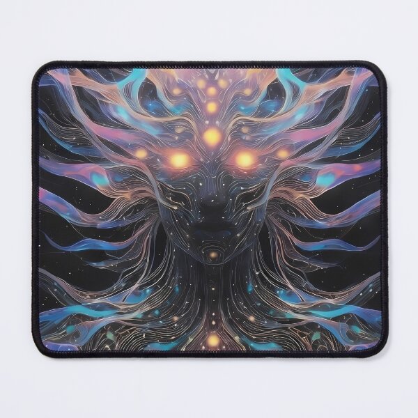 Item preview, Radiant Cosmic Burst – Psychedelic Symmetry Poster designed and sold by House of the Charlatan.