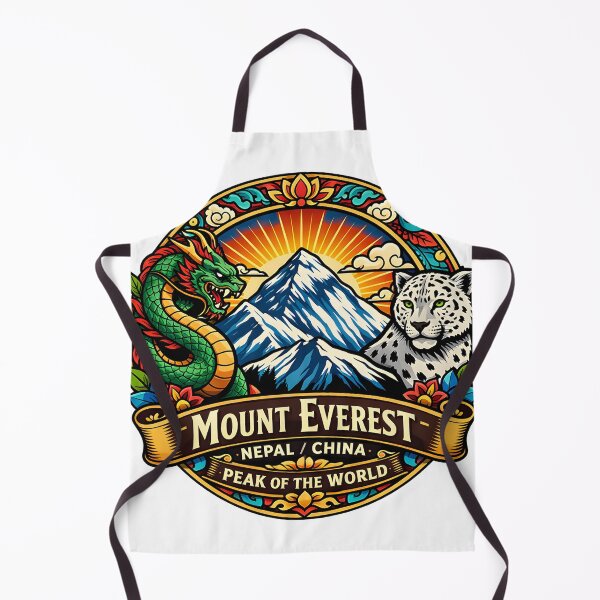 Item preview, Mount Everest Peak of the World Vintage Travel Emblem designed and sold by ZayCreates.