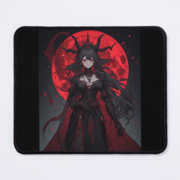 Item preview, Gothic anime queen with red moon designed and sold by ArtsJulian.