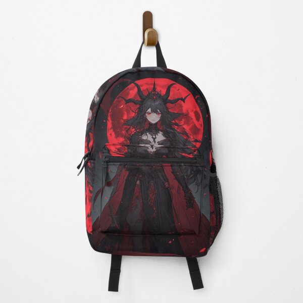 Item preview, Gothic anime queen with red moon designed and sold by ArtsJulian.