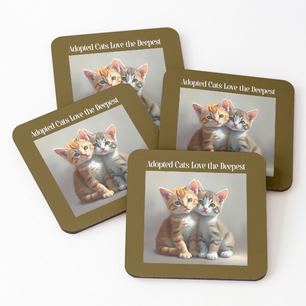 Item preview, Adopted Cats Love the Deepest Cat Rescue designed and sold by Sachie's Studio.