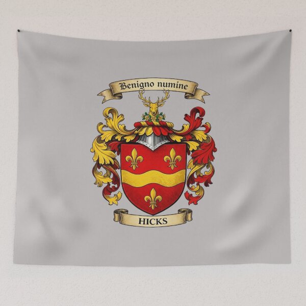 Item preview, The Hicks Family Coat of Arms designed and sold by BagTown Clans.