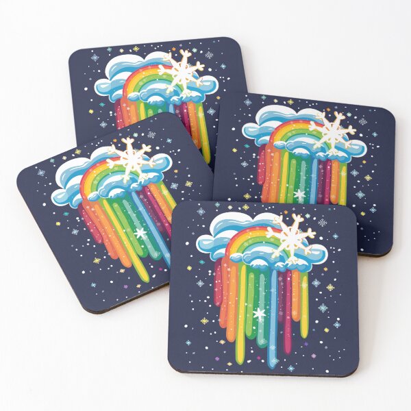 Item preview, Rainbow Snow designed and sold by bubblyrainbow.