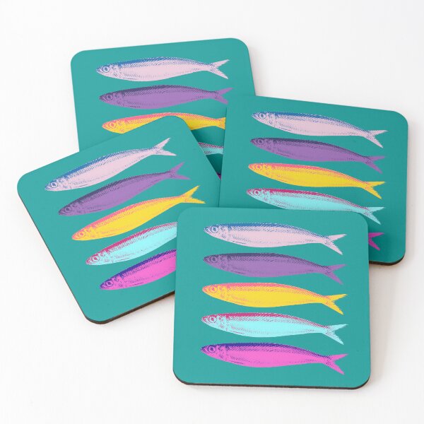Item preview, five sardines designed and sold by InkRiot Studios.