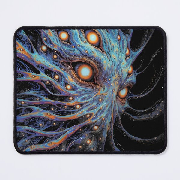 Item preview, Cosmic Tendril Burst – Psychedelic Poster designed and sold by House of the Charlatan.