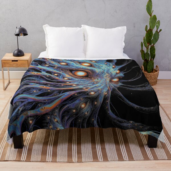 Item preview, Cosmic Tendril Burst – Psychedelic Poster designed and sold by House of the Charlatan.