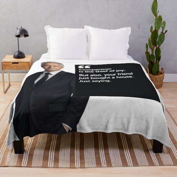 Item preview, Comparison Is The Thief of Joy (But Your Friend Just Bought a House) – Funny Motivational Poster designed and sold by StrayaDesign.