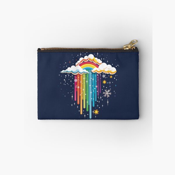Item preview, Snowflake Rainbow Cloud designed and sold by bubblyrainbow.