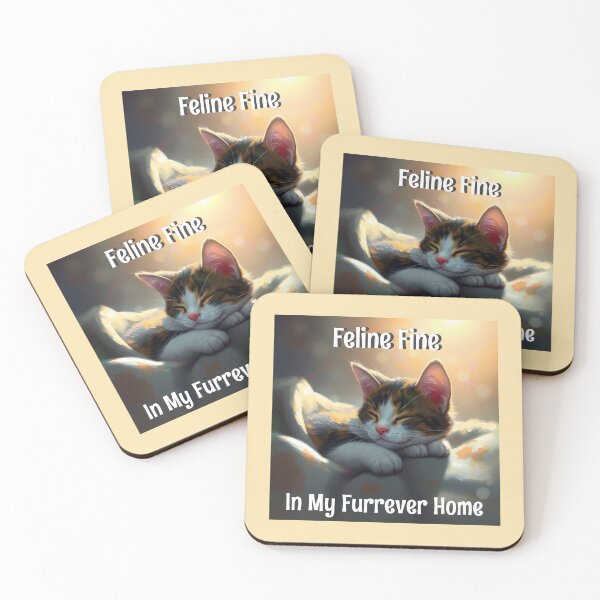 Item preview, Feline Fine in My Furrever Home Cat Rescue designed and sold by Sachie's Studio.