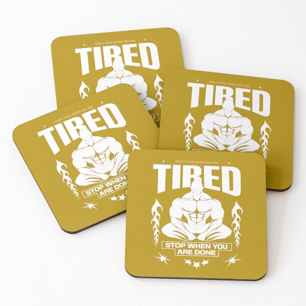 Item preview, Don't Stop When You Are Tired Motivational Gym Warrior designed and sold by Abaseen.