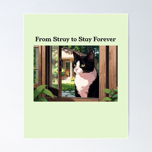 Item preview, From Stray to Stay Forever Cat Rescue designed and sold by Sachie's Studio.