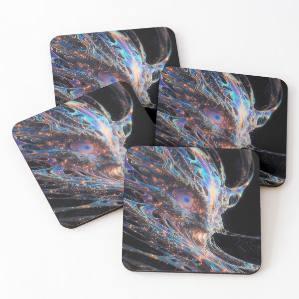 Item preview, The Guardian of Astral Emergence | Cosmic Guardian Wall Art | Psychedelic Portal Entity designed and sold by House of the Charlatan.