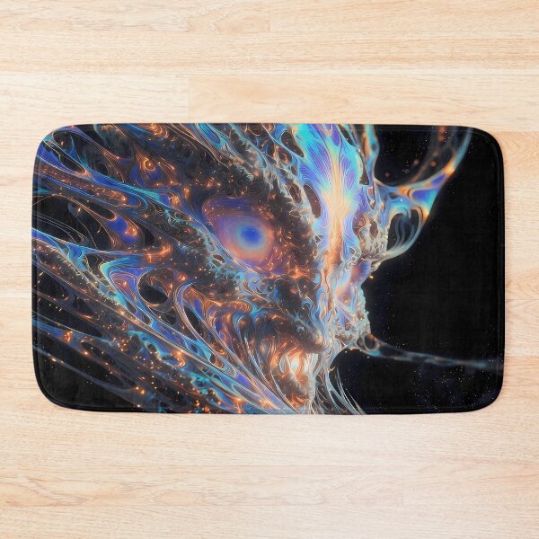 Item preview, The Guardian of Astral Emergence | Cosmic Guardian Wall Art | Psychedelic Portal Entity designed and sold by House of the Charlatan.