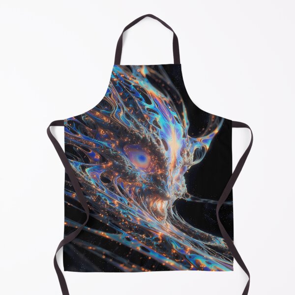 Item preview, The Guardian of Astral Emergence | Cosmic Guardian Wall Art | Psychedelic Portal Entity designed and sold by House of the Charlatan.
