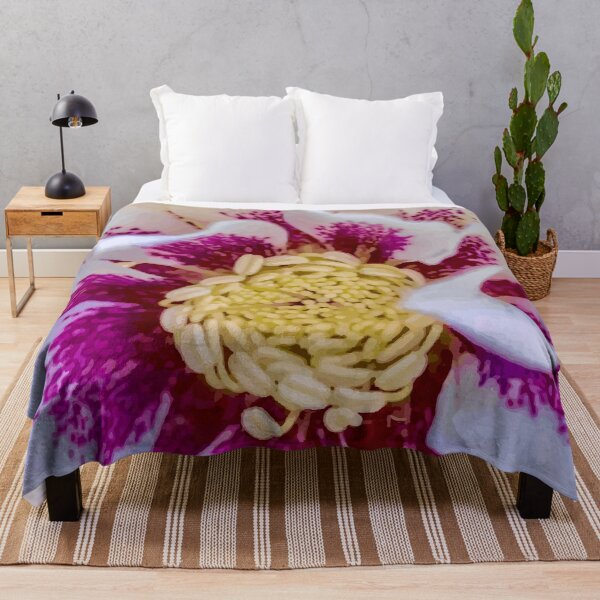 Item preview, Hellebore Flower in Magenta and White designed and sold by Vicky Brago-Mitchell®.