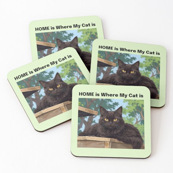 Item preview, Home is Where My Cat is Cat Rescue designed and sold by Sachie's Studio.