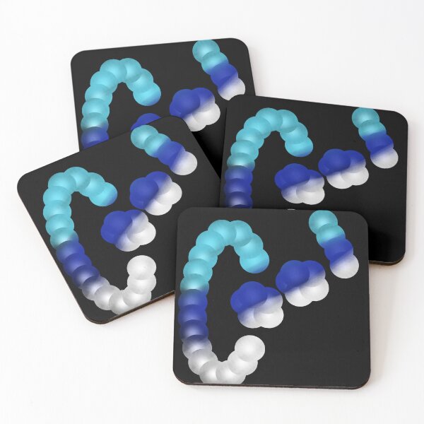 Item preview, Cool | Icy Blue Gradient 3D Typography designed and sold by HopeAndHustle.