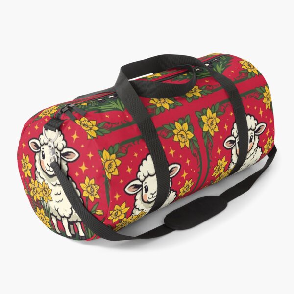 Item preview, Cute Baby Sheep Surrounded By Yellow Daffodils designed and sold by taiche.