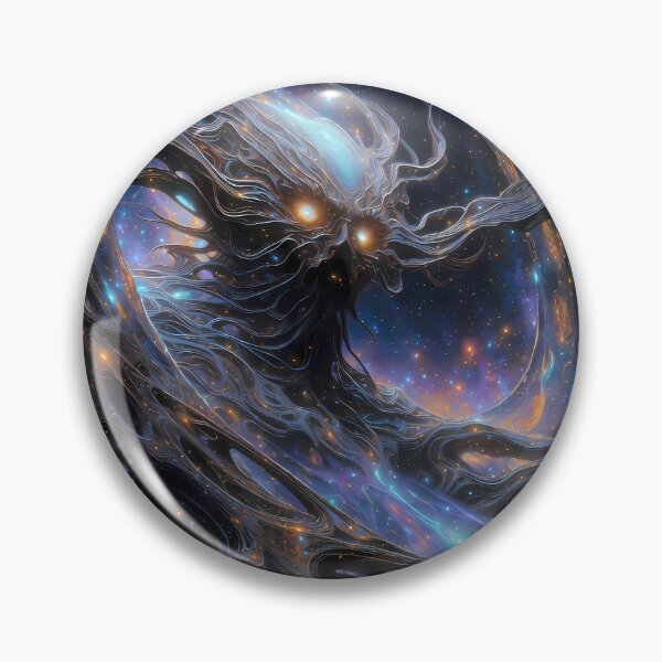 Item preview, The Guardian of the Celestial Threshold | Cosmic Portal Entity | Visionary Wall Art designed and sold by House of the Charlatan.