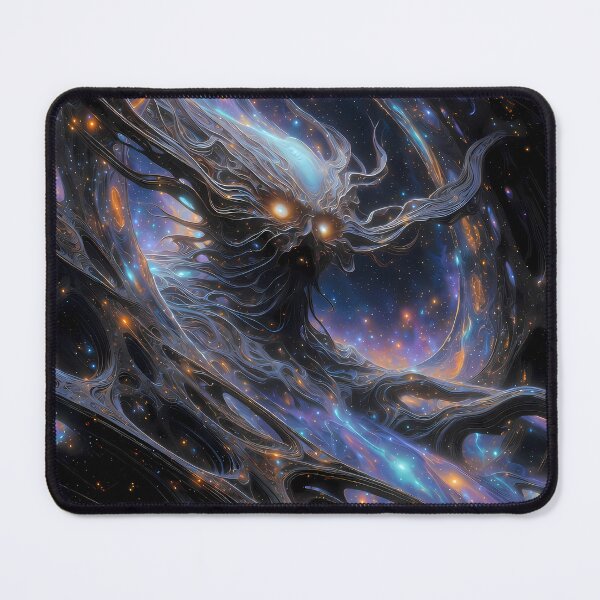 Item preview, The Guardian of the Celestial Threshold | Cosmic Portal Entity | Visionary Wall Art designed and sold by House of the Charlatan.