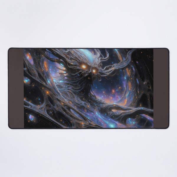 Item preview, The Guardian of the Celestial Threshold | Cosmic Portal Entity | Visionary Wall Art designed and sold by House of the Charlatan.