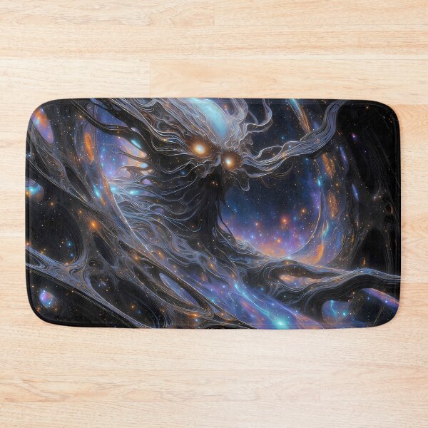 Item preview, The Guardian of the Celestial Threshold | Cosmic Portal Entity | Visionary Wall Art designed and sold by House of the Charlatan.