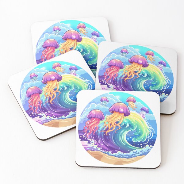 Item preview, Rainbow Jellyfish designed and sold by bubblyrainbow.