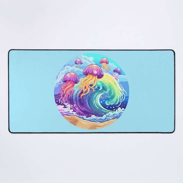 Item preview, Rainbow Jellyfish designed and sold by bubblyrainbow.
