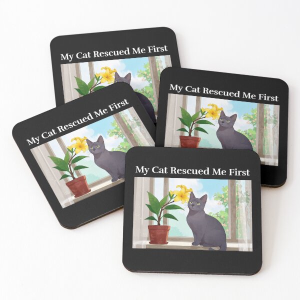 Item preview, My Cat Rescued Me First Cat Rescue designed and sold by Sachie's Studio.