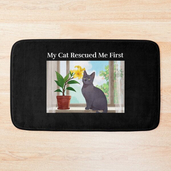 Item preview, My Cat Rescued Me First Cat Rescue designed and sold by Sachie's Studio.