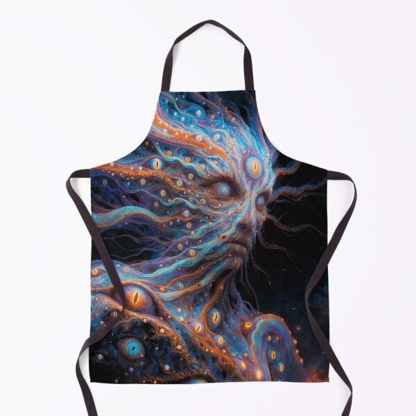 Item preview, The Guardian of Infinite Witness | Cosmic Watcher Entity | Visionary Psychedelic Wall Art designed and sold by House of the Charlatan.