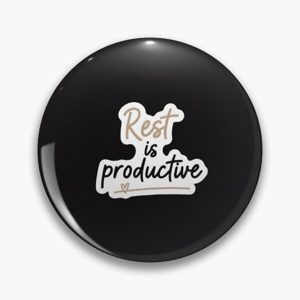 Item preview, Rest Is Productive Handwritten Sticker designed and sold by Tyzuu.