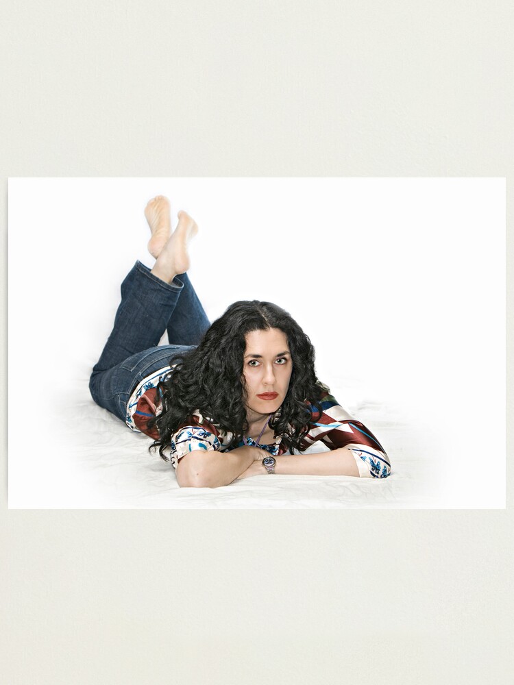 Alternate view of Helen on White. Photographic Print