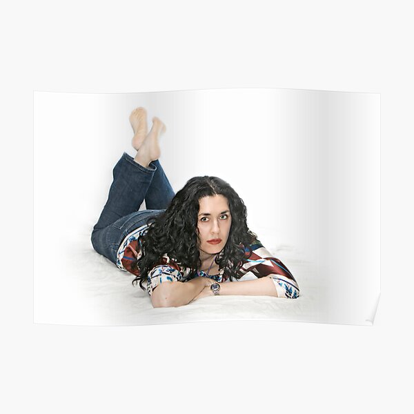Helen on White. Poster