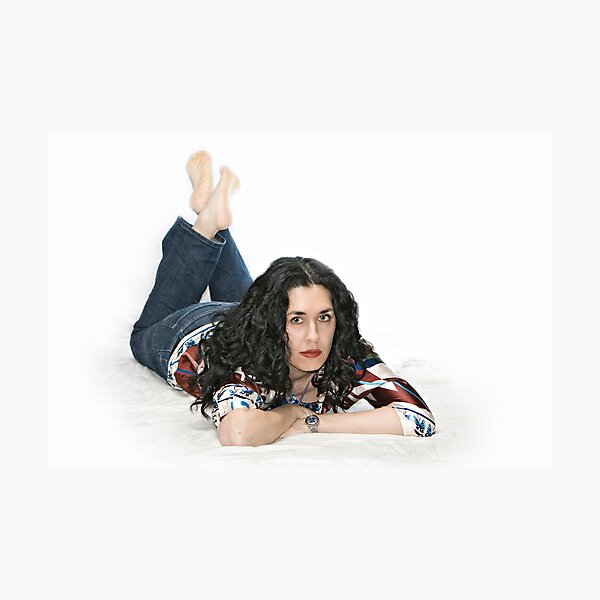 Helen on White. Photographic Print