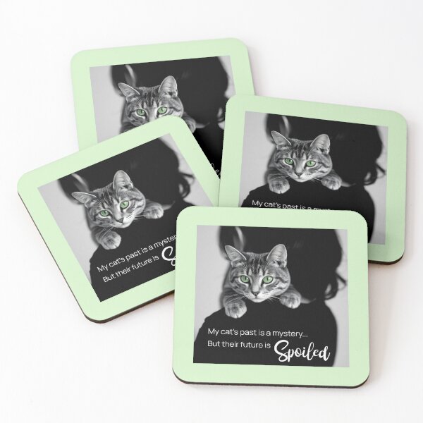Item preview, My cat's past is a mystery Cat Rescue designed and sold by Sachie's Studio.