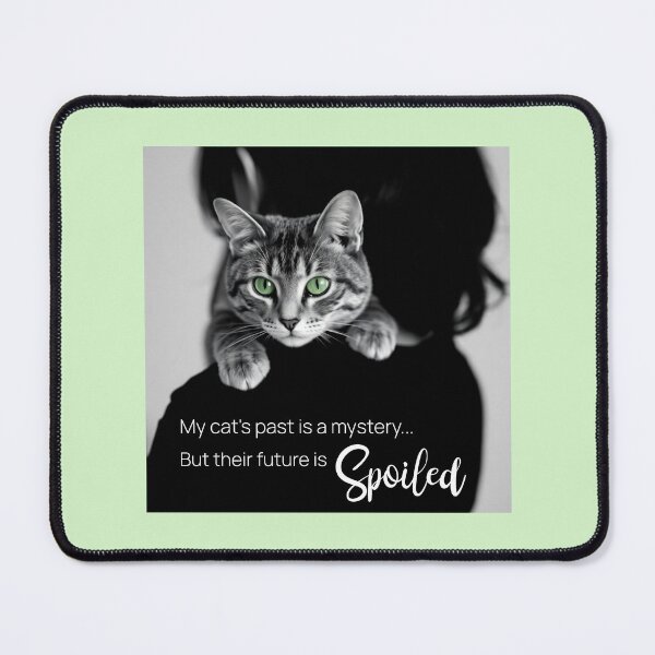 Item preview, My cat's past is a mystery Cat Rescue designed and sold by Sachie's Studio.