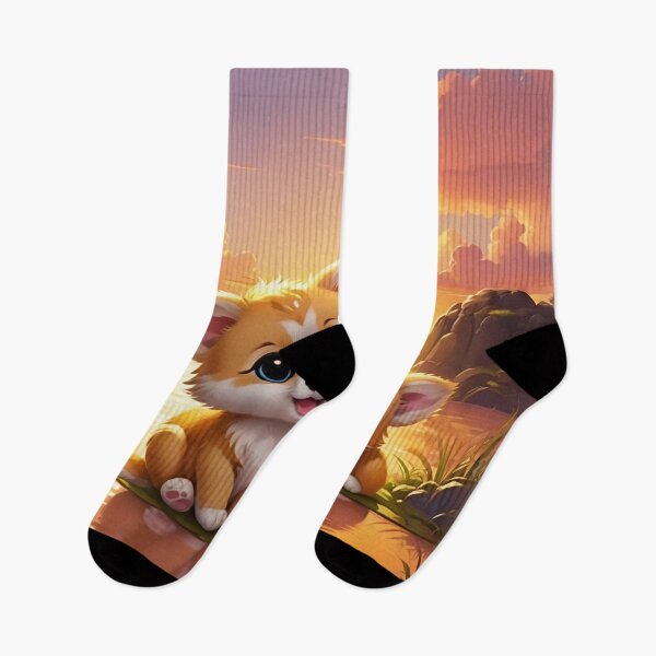 Item preview, Golden Sunset Fox Companions designed and sold by CASASIS_MERCH.