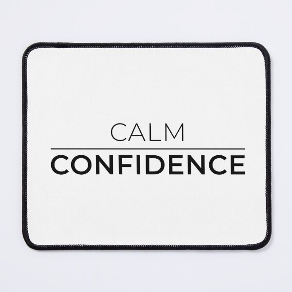 Item preview, Calm Confidence – Minimalist Motivational Typography Design designed and sold by SOW.
