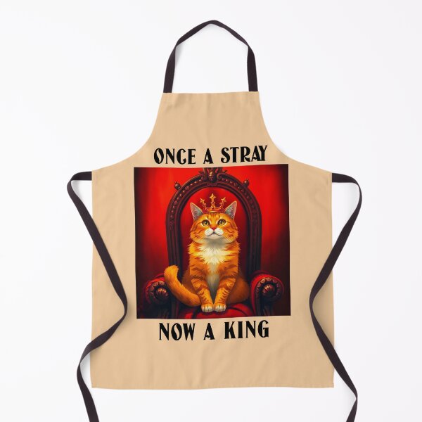 Item preview, Once a Stray Now a King Cat Rescue designed and sold by Sachie's Studio.