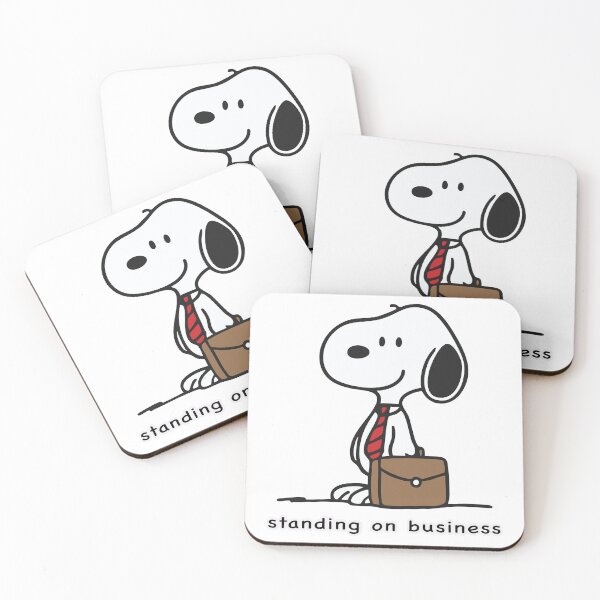 Item preview, snoopy stands on business designed and sold by retrocreations|.