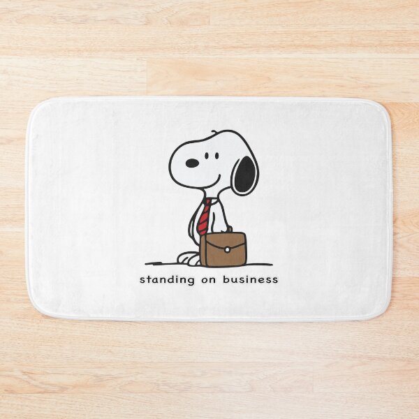 Item preview, snoopy stands on business designed and sold by retrocreations|.