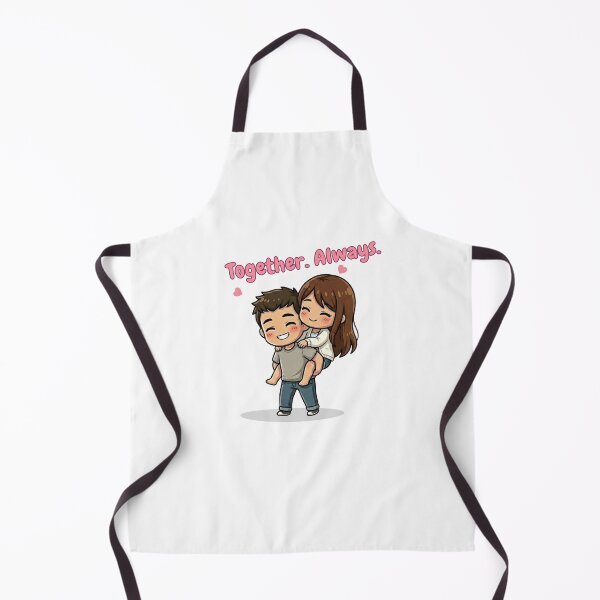 Item preview, Together Always Cute Couple – Everyday Love Illustration for Valentine & Anniversary Gifts designed and sold by Beeform.