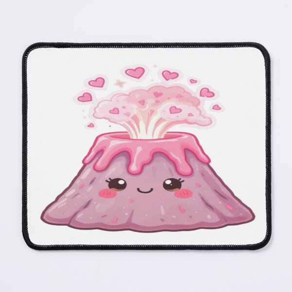 Item preview, Cute Heart Volcano Kawaii Valentine Shirt – Pink Lava Romantic Fantasy Design designed and sold by Globalcitytees.