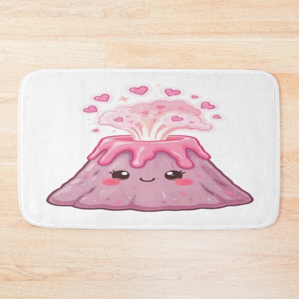 Item preview, Cute Heart Volcano Kawaii Valentine Shirt – Pink Lava Romantic Fantasy Design designed and sold by Globalcitytees.
