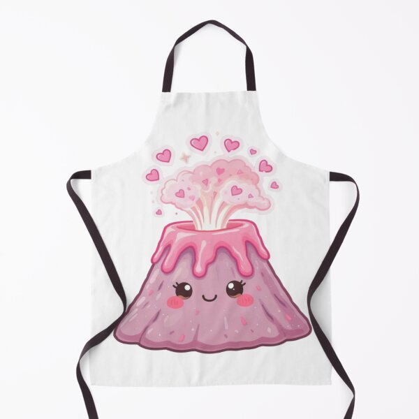 Item preview, Cute Heart Volcano Kawaii Valentine Shirt – Pink Lava Romantic Fantasy Design designed and sold by Globalcitytees.