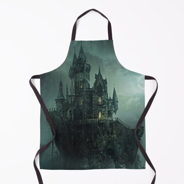 Item preview, Haunted Castle on the Mountain designed and sold by bubblyrainbow.